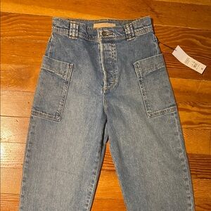 Joe's Jeans Phoebe Patch Pocket in Blue